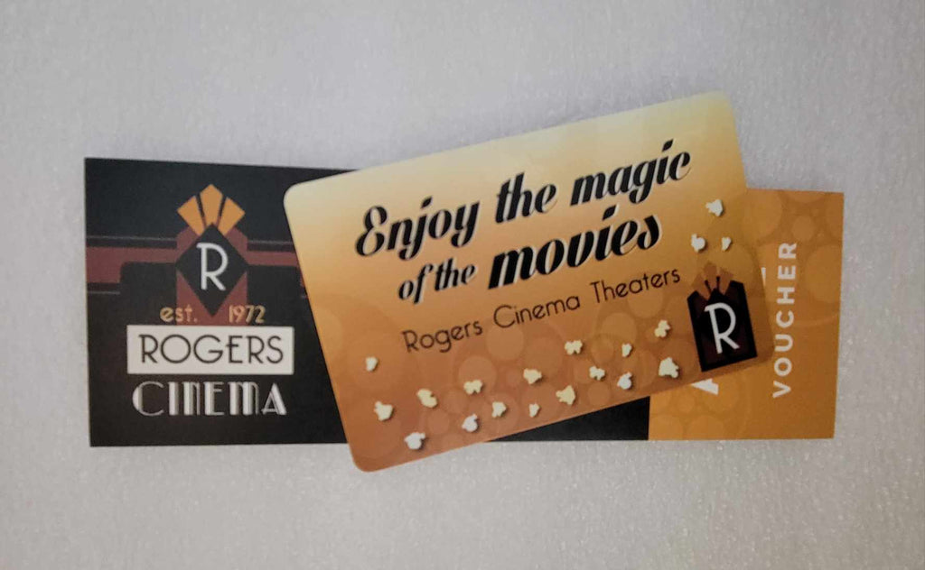 One Movie Ticket plus a $10 Gift Card – ROGERS CINEMA