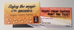 One Movie Ticket plus a $10 Gift Card